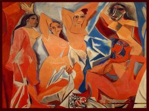 Les Demoiselles d'Avignon, Picasso, 1908